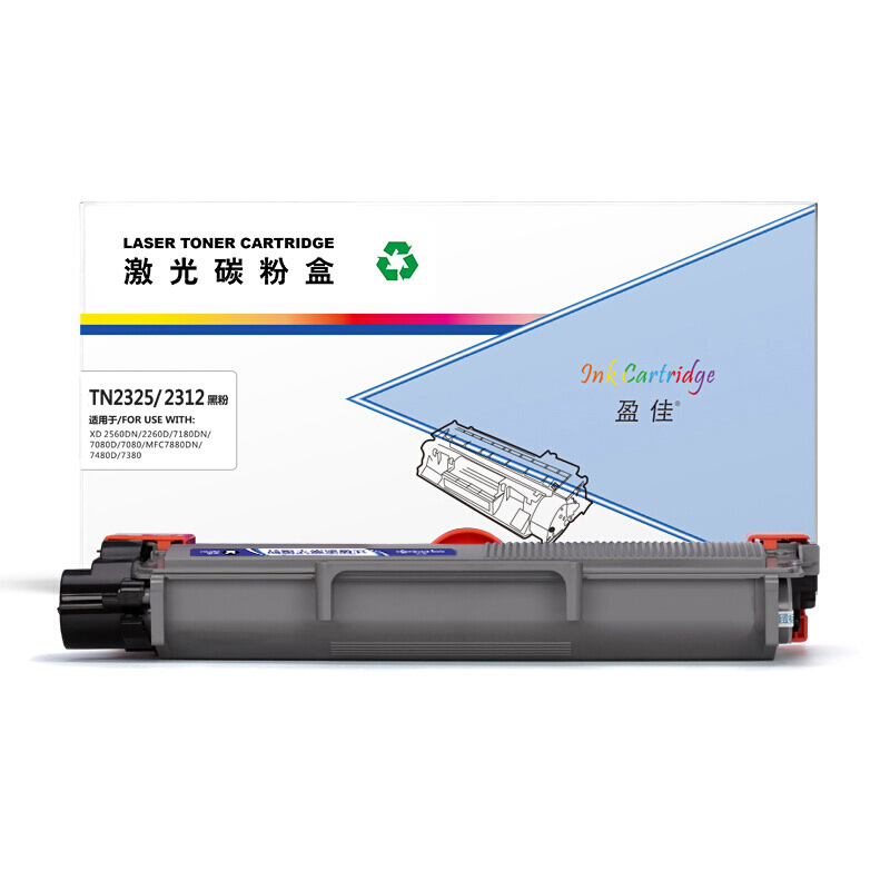 盈佳（Ink Cartridge） TN2325/2312 粉盒 商专版 2600页 （单位：支） 适用于兄弟Brother 7180 7080 黑色