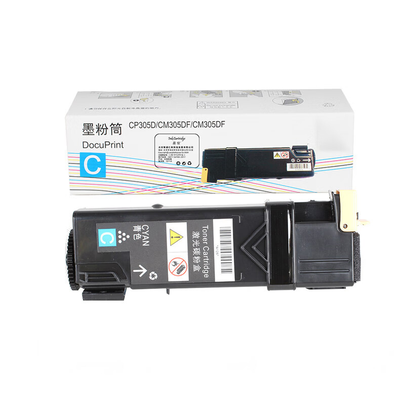 盈佳（Ink Cartridge） CP305D/CM305DF/CM305DF 粉盒 商专版 3000页 （单位：支） 适用于富士施乐Fuji Xerox DocuPrint CP305 d CM305 df 青色