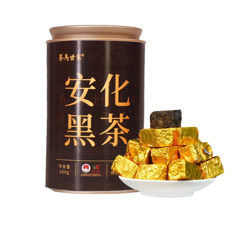 茶马世家 手筑金花茯砖 2013年安化黑茶 200g （单位：罐）