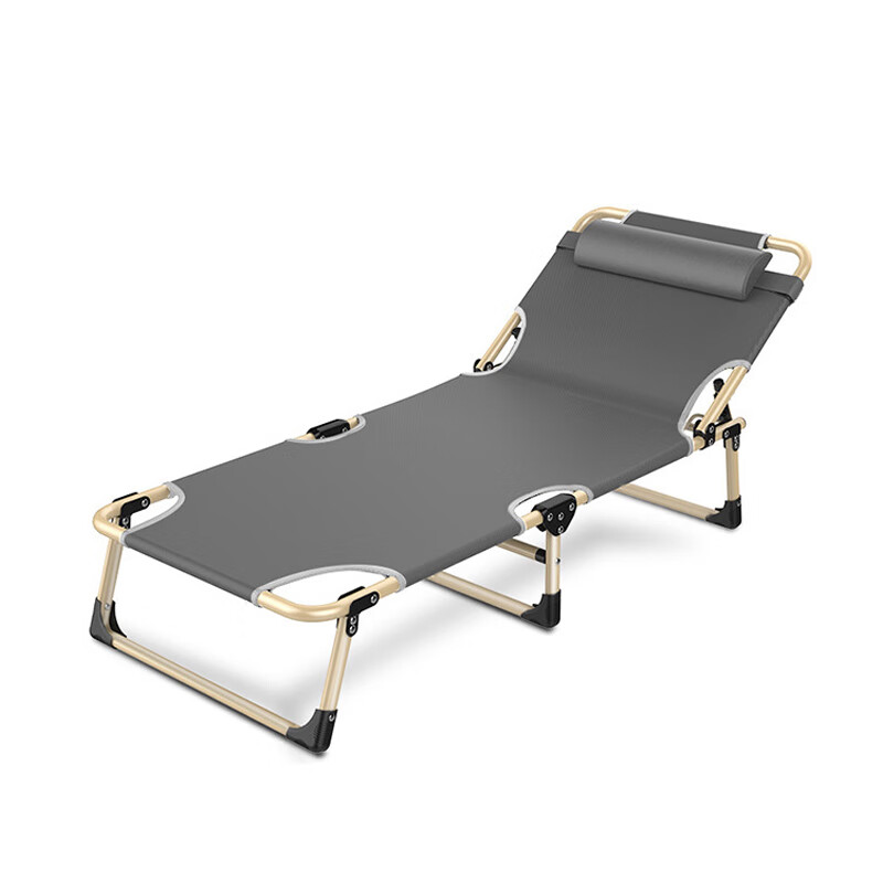 臻远 ZY5052224 折叠午休床躺椅 三脚 173*56*30cm （单位：张） 灰色