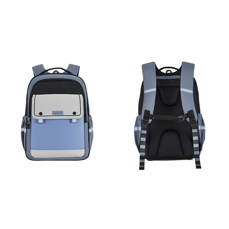 卡拉羊 TX5196 减负护脊超轻云朵书包 27L （单位：个） 黑色