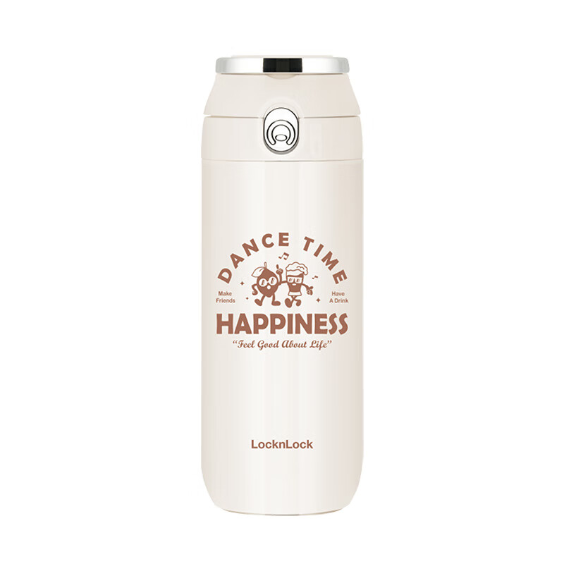 乐扣乐扣（LOCK&LOCK） LHC3331IVY 弹跳盖保温杯 460ml （单位：个） 米色