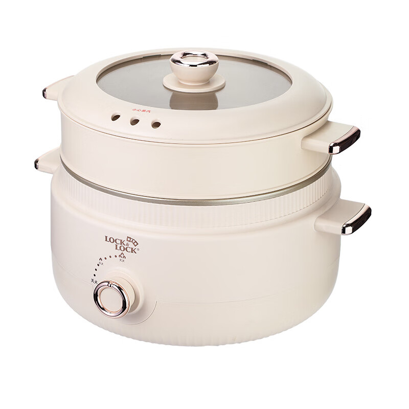 乐扣乐扣（LOCK&LOCK） EJP1357WHT 电火锅 4L （单位：个） 白色