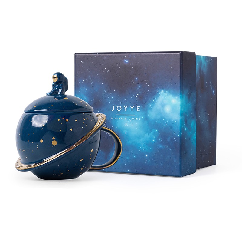 卓艺陶瓷 20020 星际逐梦杯 宇航员 450ml （单位：个） 亮蓝色