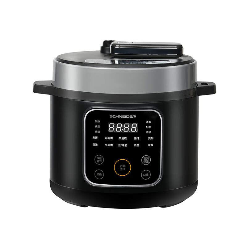 施耐德（schneider） SWK-XDFL01 电压力锅 5L （单位：个） 钛晶灰