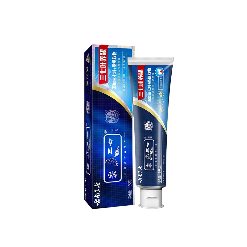 三七 沁馨留兰香型 三七叶养龈牙膏 165g （单位：支）