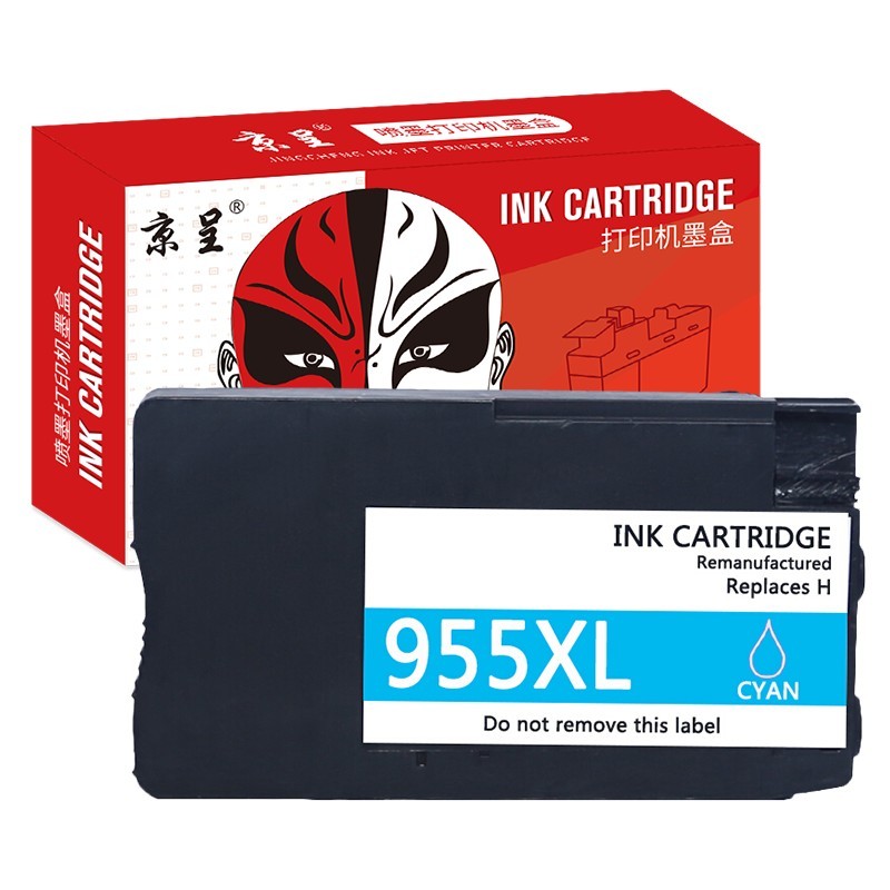 京呈 955XL 大容量墨盒 1700页 （单位：支） 适用惠普8210 7720 7730 7740 8216 8710 8720打印机 蓝色