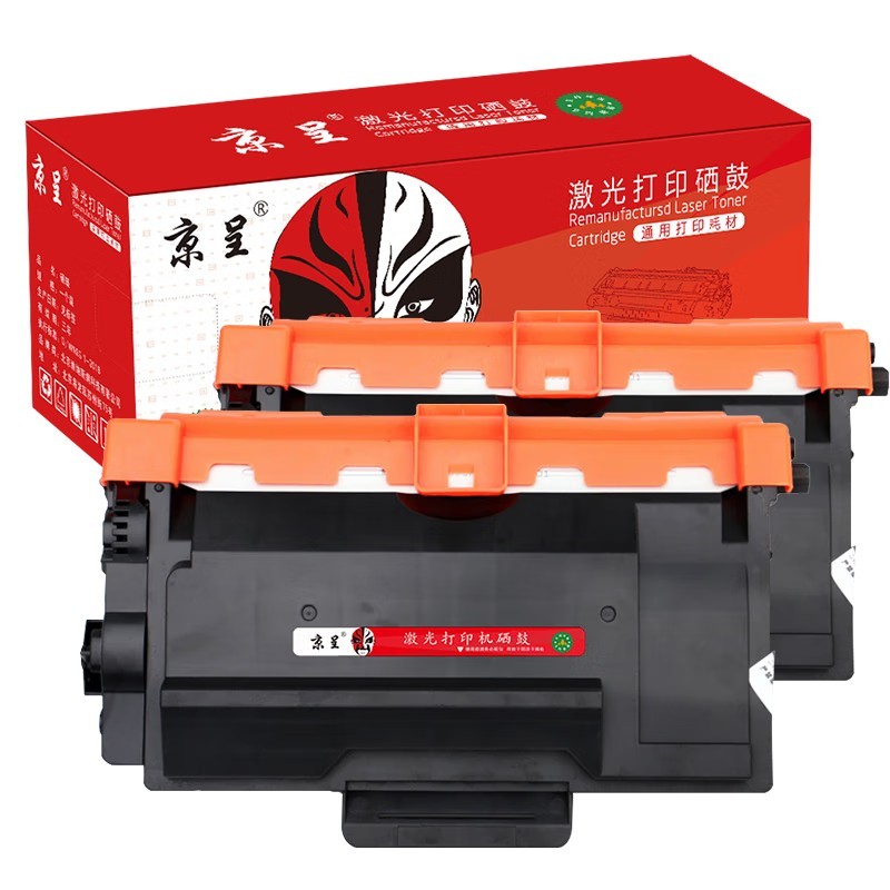 京呈 LT401 标准版粉盒套装 8000页 2支/套 （单位：套） 适用联想LT401H粉盒LJ4000DN M8650DN墨盒M8950DNF碳粉LJ5000DN墨粉 黑色