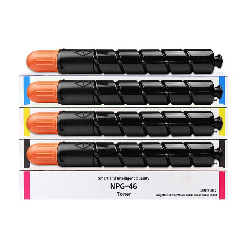 京呈 NPG-46 大容量粉盒套装 107000页 4支/套 （单位：套） 适用佳能C5030 C5035碳粉C5235 C5240墨盒GPR-31墨粉打印机硒鼓 粉盒 四色