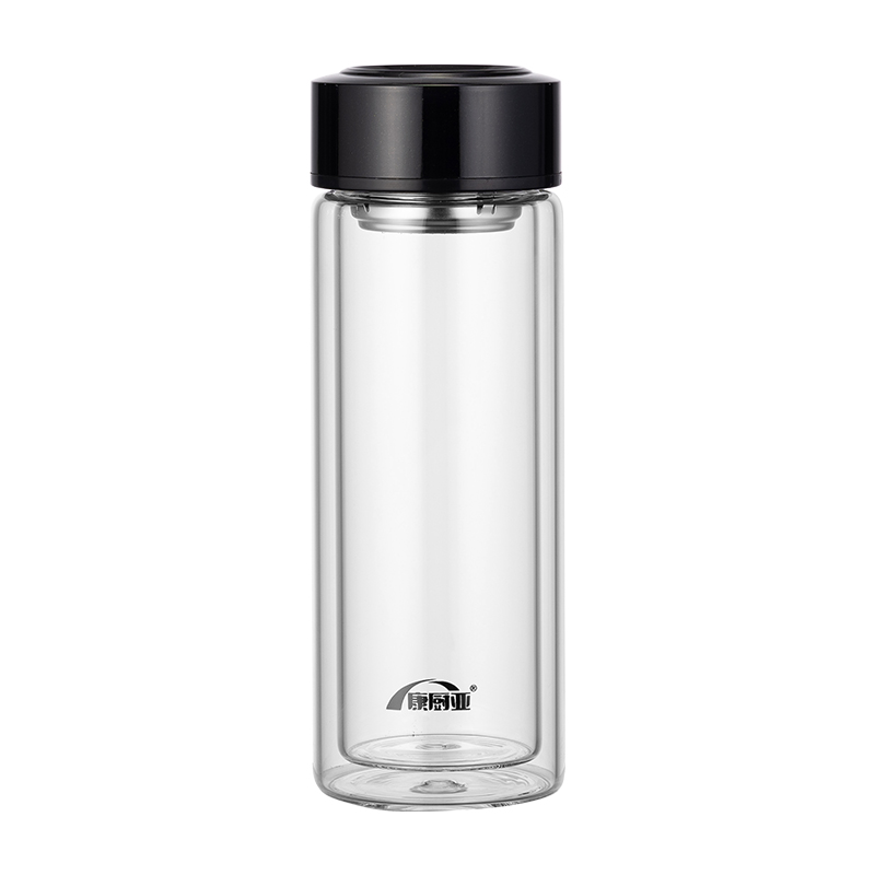 康厨亚（KANGCHUYA） KX8672-st320 加厚耐热双层玻璃杯 320ml （单位：个）