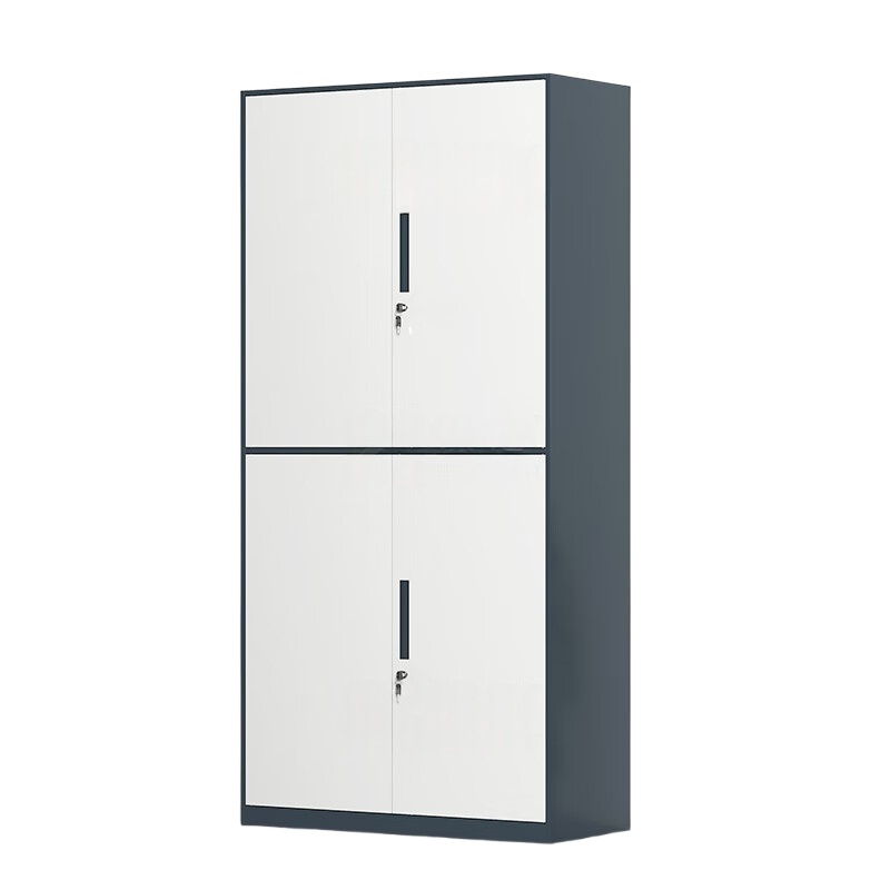 臻远 ZY50212015 窄边文件柜 通双节文件柜 90*40*185cm （单位：台） 灰白套色