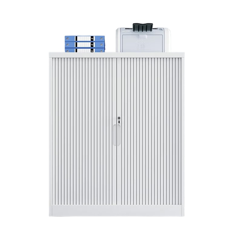 臻远 ZY-WJGC-38 卷门柜推拉门矮柜文件柜 高卷门柜 90*45*90cm （单位：台） 白色