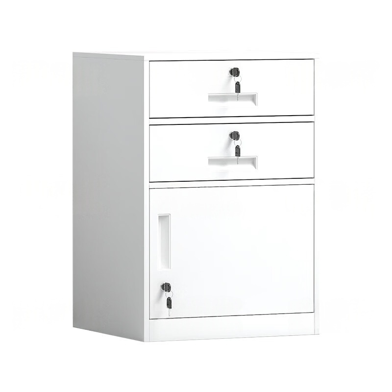 臻远 ZY-CTGB-08 钢制活动柜床头柜 二抽 44*39*65cm （单位：台） 白色