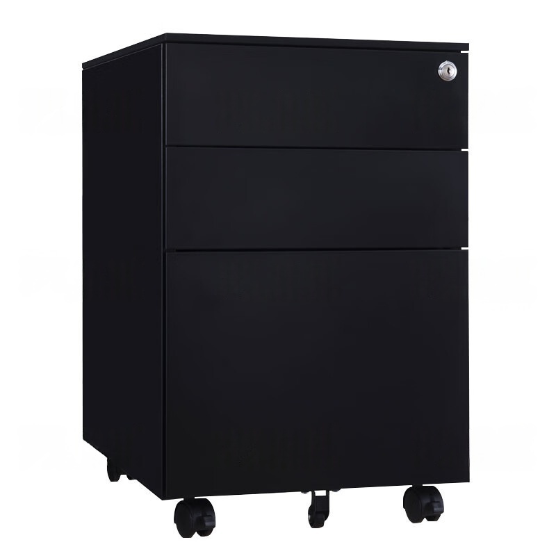 臻远 ZY-HDGB-01 钢制活动柜 三抽 侧拉款 39*50*60cm （单位：台） 黑色