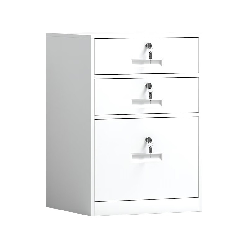 臻远 ZY5052336 钢制活动柜 三抽 44*39*65cm （单位：台） 白色