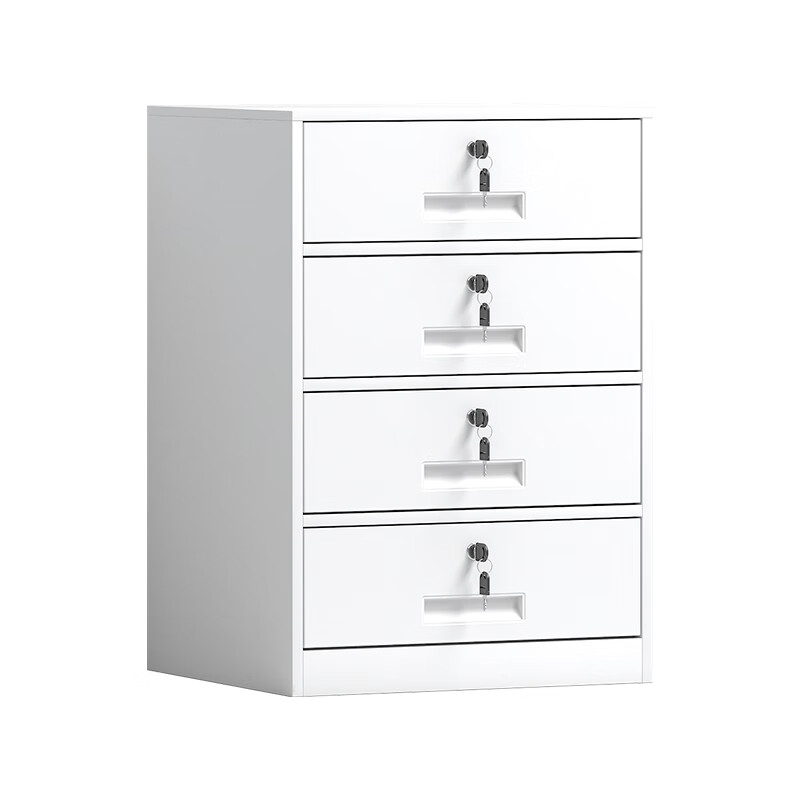 臻远 ZY5052337 钢制活动柜 四抽 44*39*65cm （单位：台） 白色