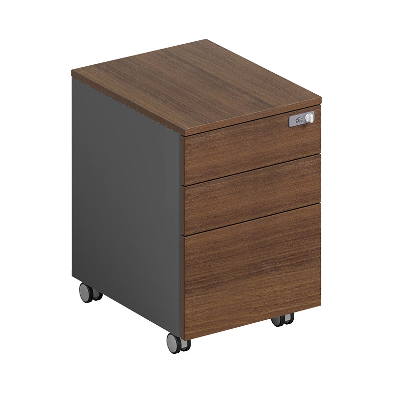 臻远 ZY-SY-171 活动柜矮柜 40*50*62.5cm （单位：台） 胡桃色