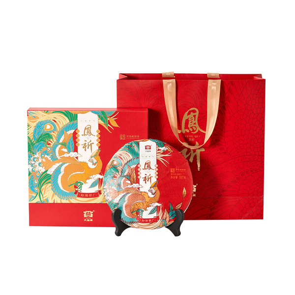 大益 凤祈熟茶 普洱茶茶饼 357g/盒 （单位：盒）