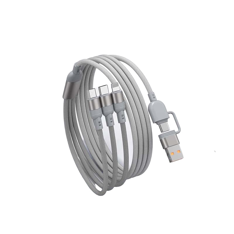 现代（HYUNDAI） YH-NB011 二拖三快充数据线 100W 线长1.2m （单位：根） 颜色随机