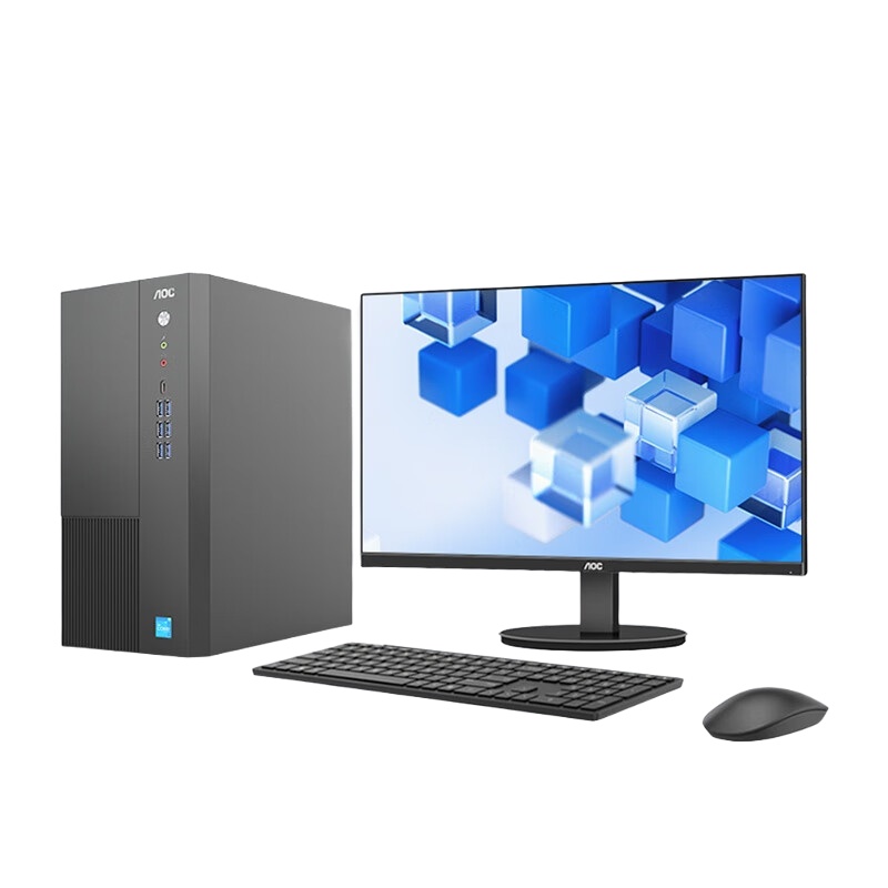 冠捷（AOC） D16T200 台式机 i5-13400/16GB/256GB SSD+1TB HDD/有线键鼠套装/24E11XH （单位：台）