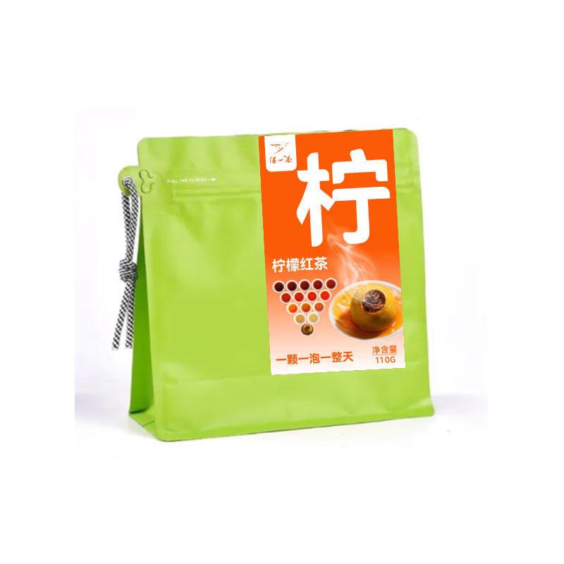 得一茶 调味茶 柠檬红茶 110g （单位：袋）