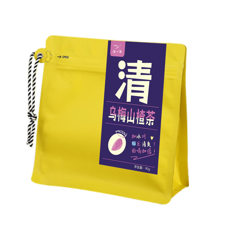 得一茶 代用茶 乌梅山楂茶 15g/包 6包/袋 （单位：袋）