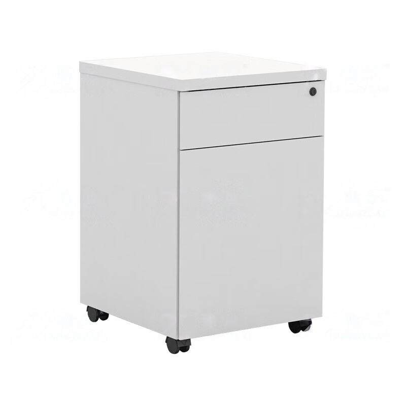 臻远 ZYGW-018 活动柜一抽一门矮柜 W400*D430*H600mm （单位：组） 晨曦白