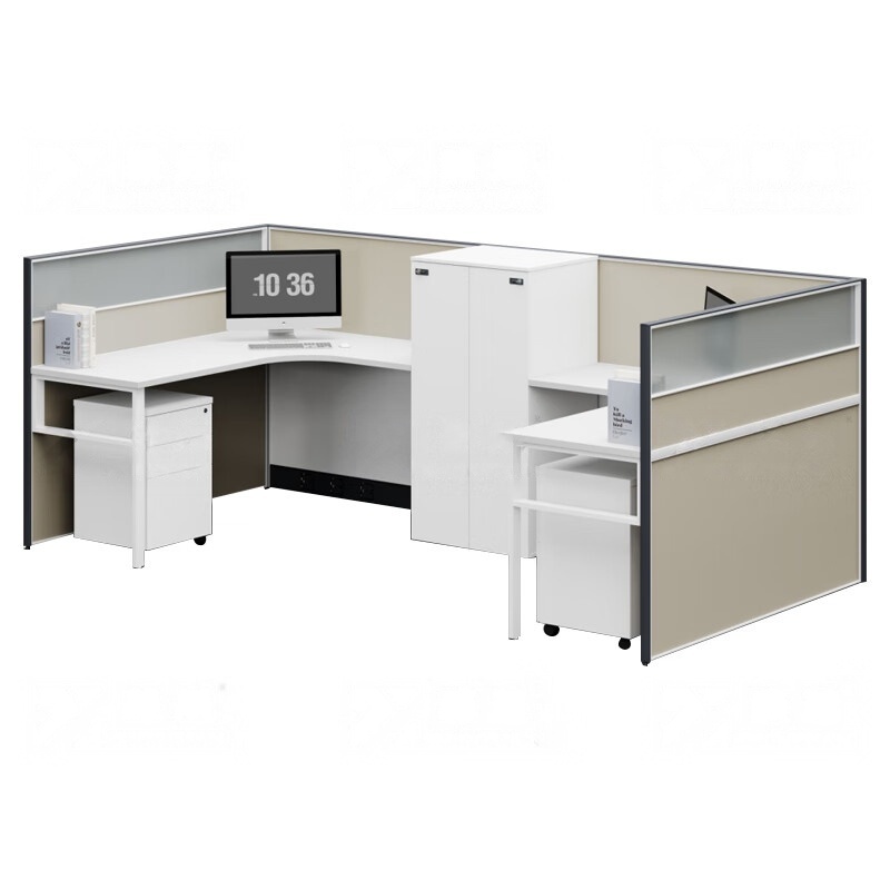 臻远 ZYGW-132 屏风工作卡位 U型四人位 1540*3040*1200mm （单位：组）