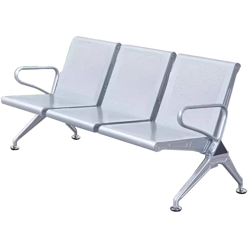 臻远 ZY-JCY-08 加厚机场椅三人位 1750*650*780mm （单位：张） 银色