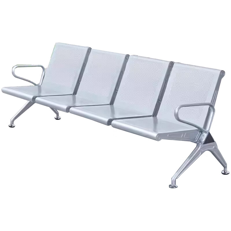 臻远 ZY-JCY-09 加厚机场椅四人位 2300*650*780mm （单位：张） 银色