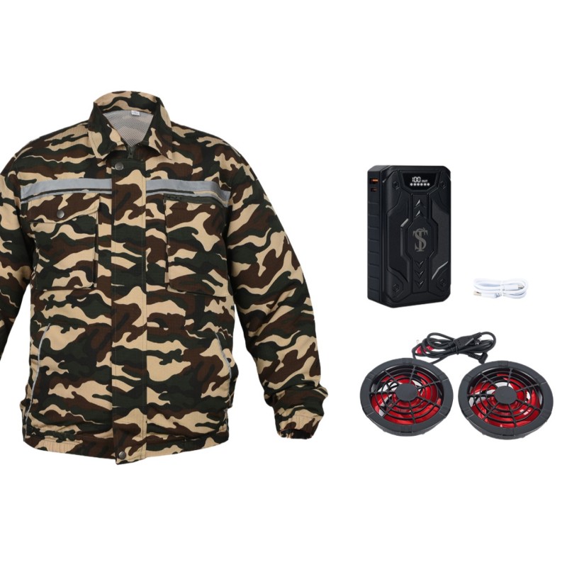 卡速登（KASUDENG） K3PLUS 空调服上衣 3XL （单位：件） 迷彩