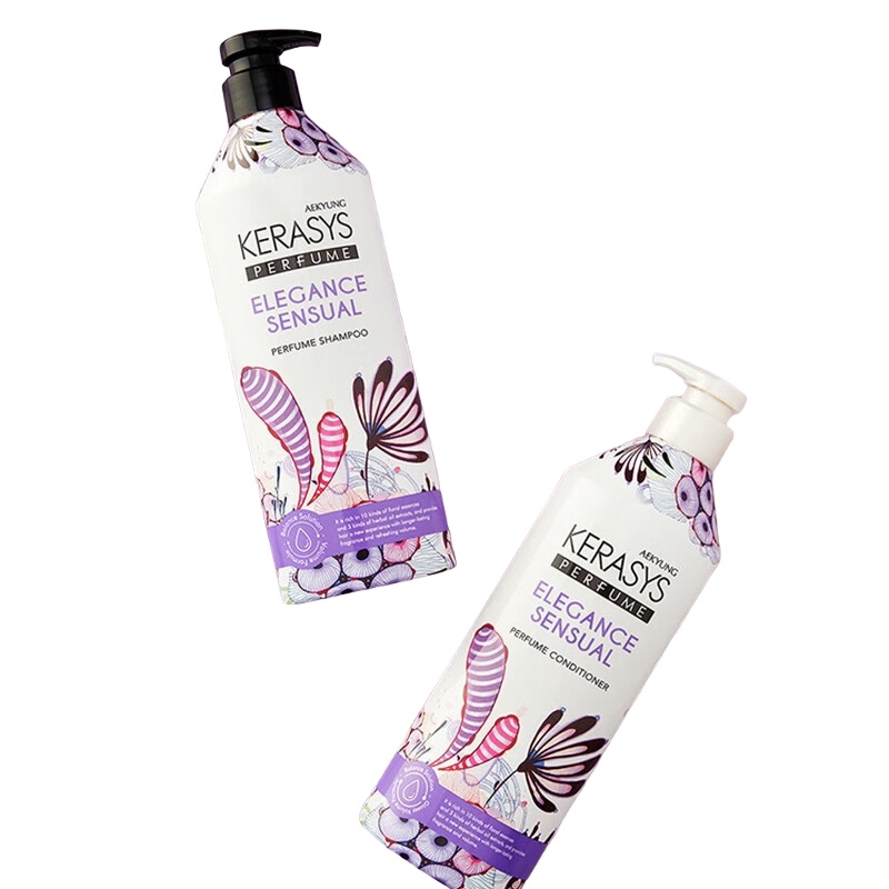 爱敬 优雅魅力 科娜洗丝经典香氛护发素 600ml （单位：瓶） 紫色