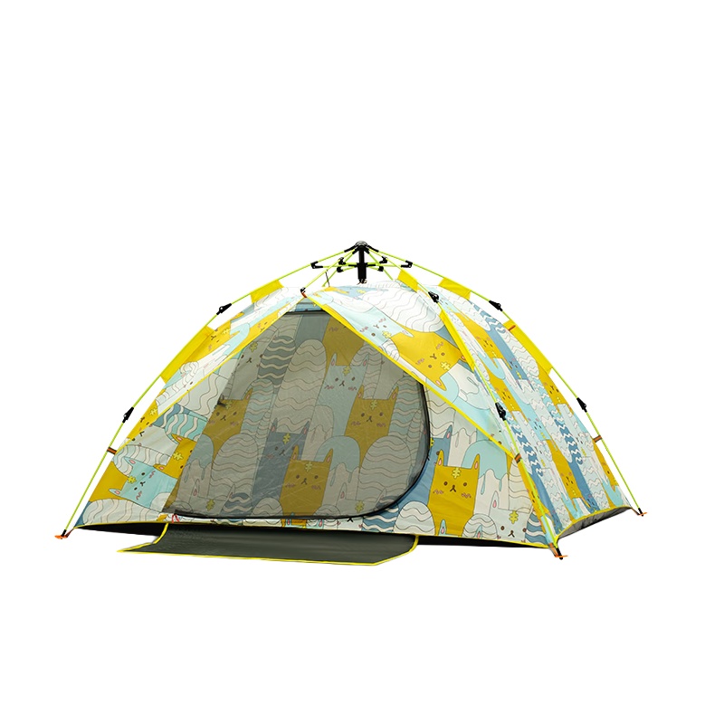 探险者 TXZ-0096 四面自动帐篷 205*150*120cm （单位：个） 蛋黄色