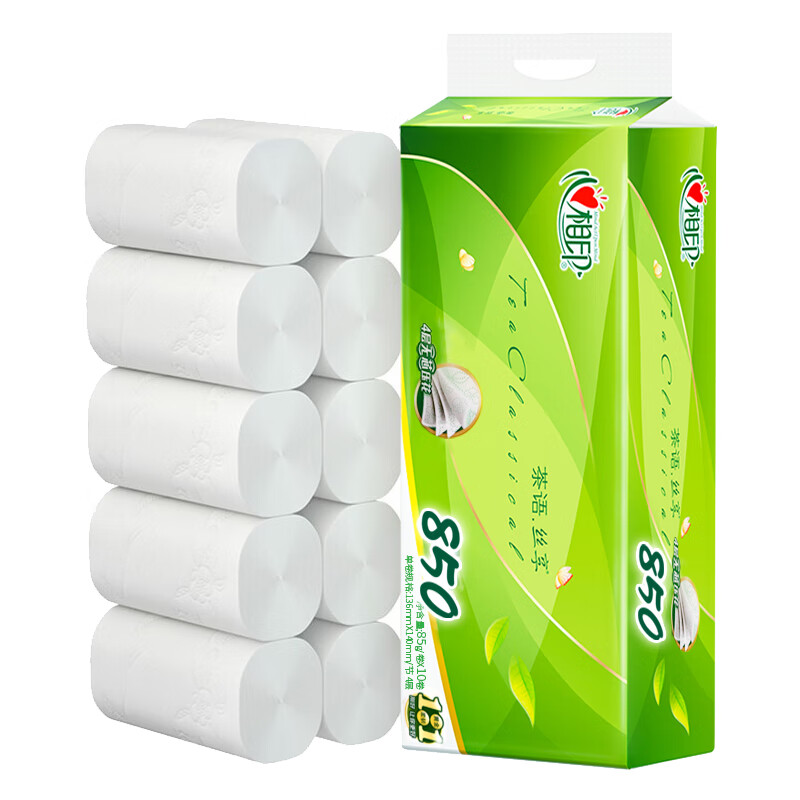 心相印 LR2010 4层无芯卫生纸 85g/卷 10卷/提 2提/箱 （单位：提）