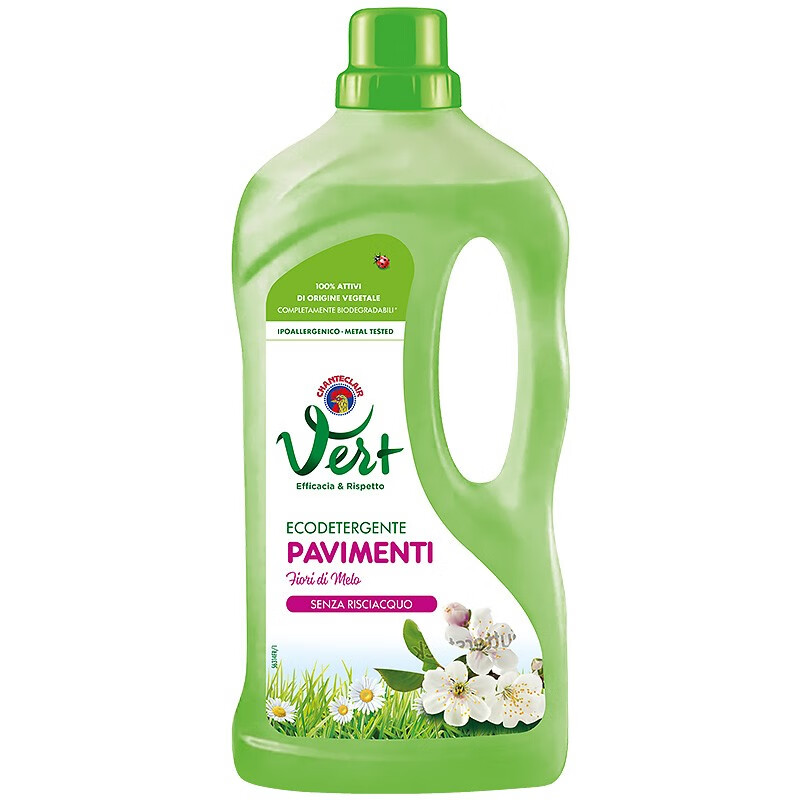 大公鸡管家 苹果味香型 地板清洁剂 1L/瓶 2瓶/组 （单位：组）