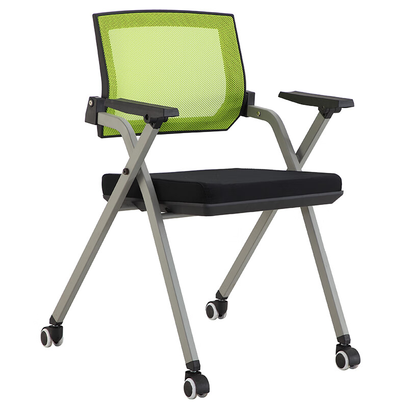 臻远 ZY5052802 折叠椅 含轮子 50*65*82cm （单位：把） 绿背黑座