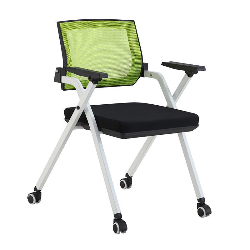 臻远 ZY5052806 折叠椅 含轮子 50*65*82cm （单位：把） 绿背黑座
