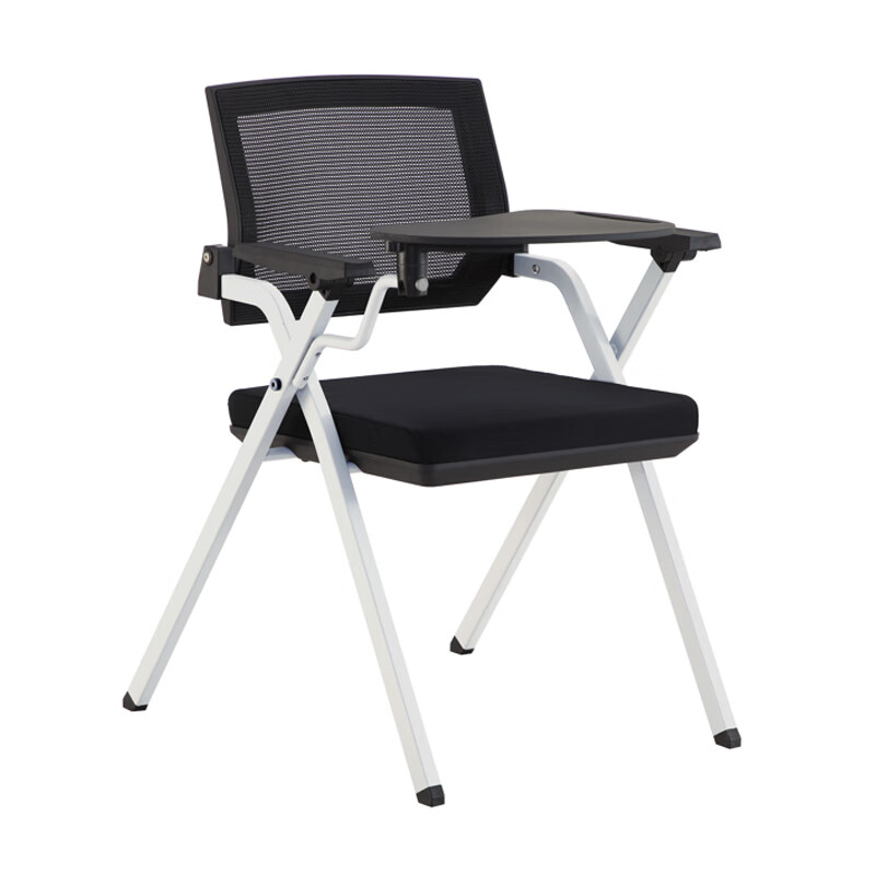 臻远 ZY5052812 折叠椅 含写字板 50*65*83cm （单位：把） 黑色