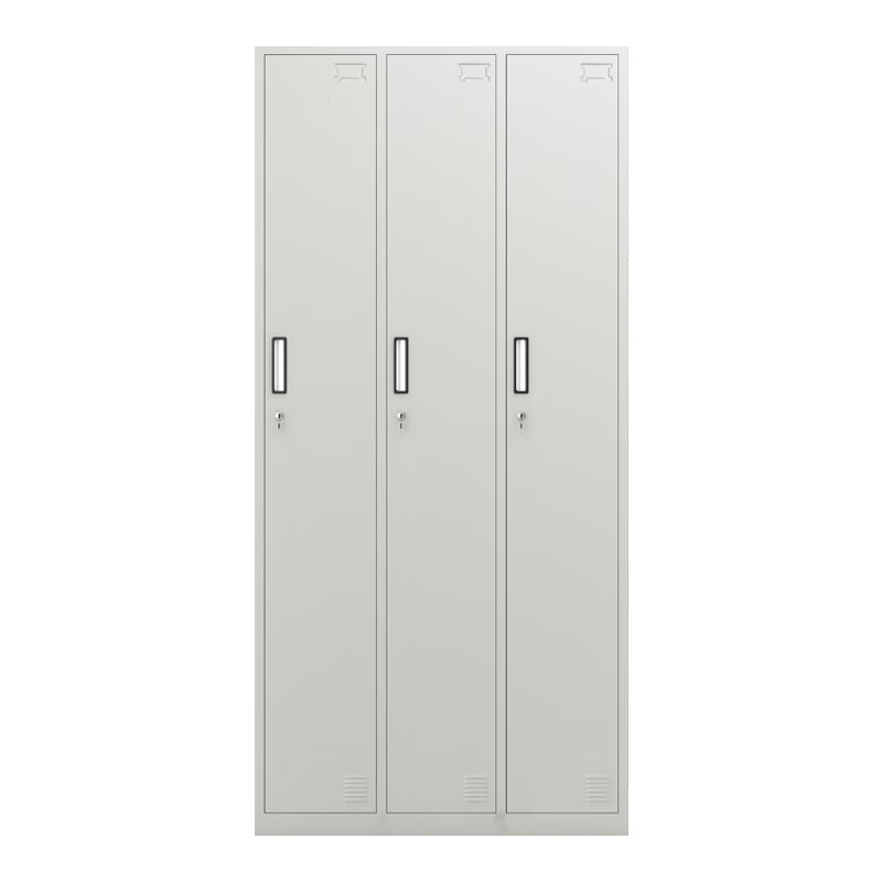 臻远 ZY-SY-15 铁皮三门更衣柜 90*42*180cm （单位：台） 灰白色