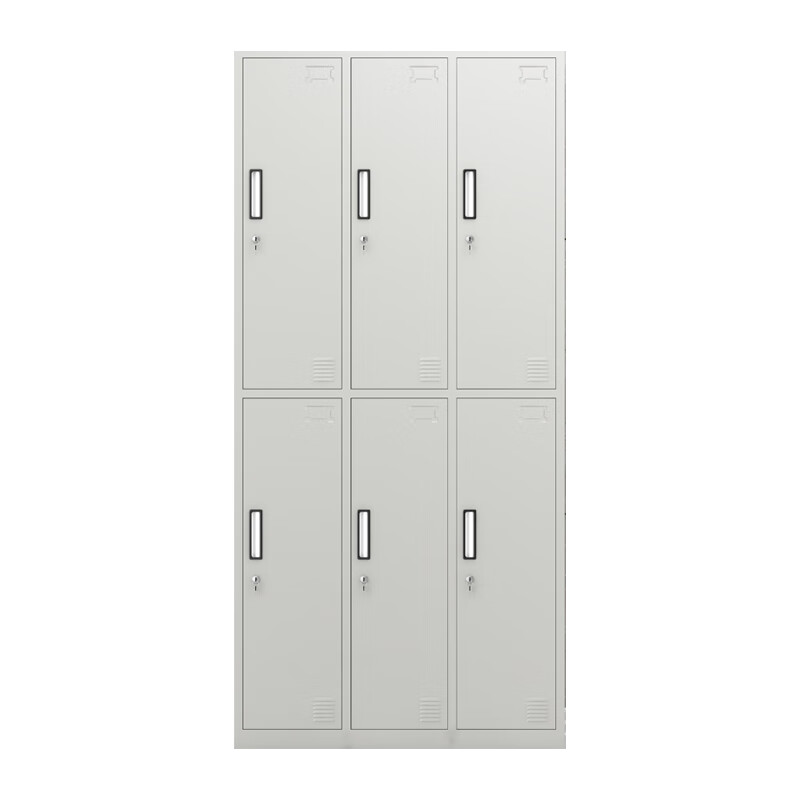 臻远 ZY-SY-18 铁皮六门更衣柜 90*42*180cm （单位：台） 灰白色