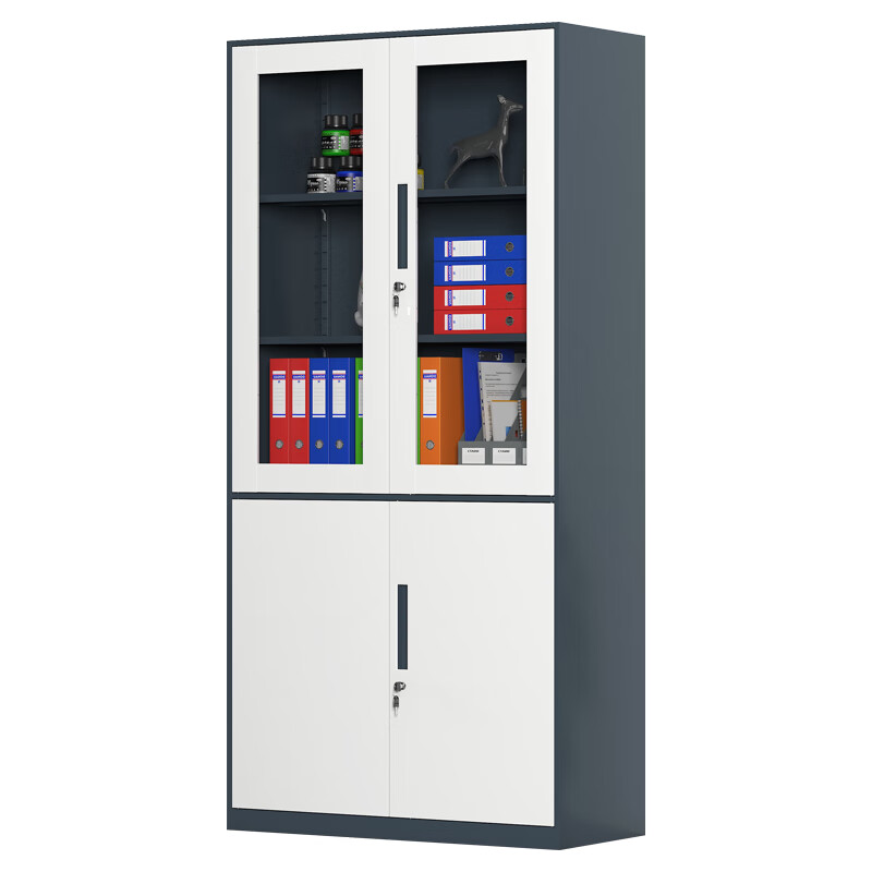 臻远 ZY-SY-31 窄边大器文件柜 90*40*185mm （单位：台） 灰白套色