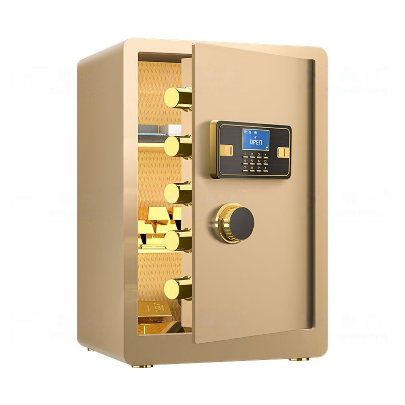 臻远 ZY50212020 全钢保险柜电子款 38*34*60mm （单位：台） 金色
