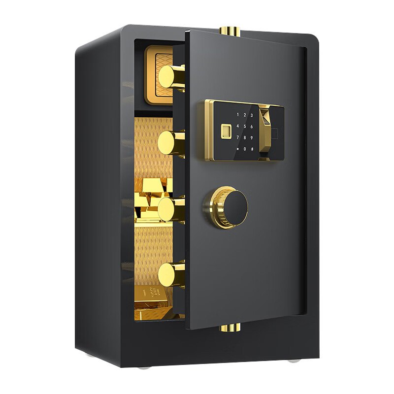 臻远 ZY-SY-274 全钢实心指纹款保险柜 44*40*80cm （单位：台） 黑色