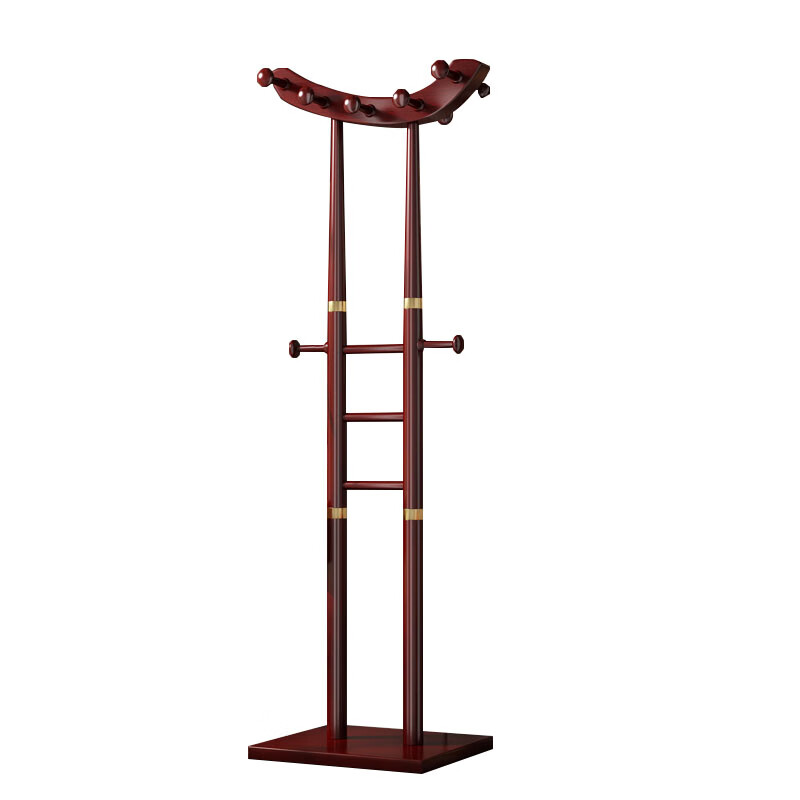 臻远 ZY5052283 落地衣架 升级款 40.5*40.5*170cm （单位：个） 红棕色