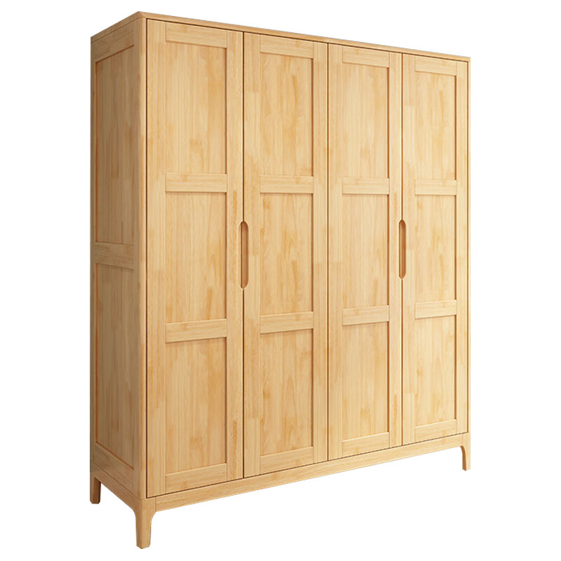 臻远 ZY5052603 四门实木衣柜 173*56*200cm （单位：台） 原木色