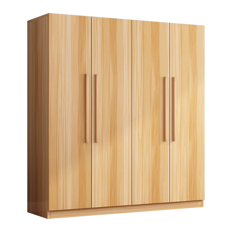 臻远 ZY5052606 四门木质衣柜 140*50*180cm （单位：台） 浅胡桃色