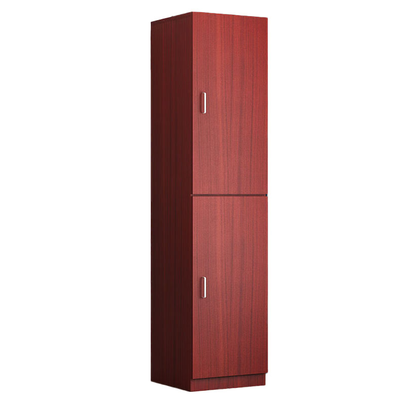 臻远 ZY5052620 单开门木质衣柜 B款上下门 40*40*170cm （单位：台） 柚木色