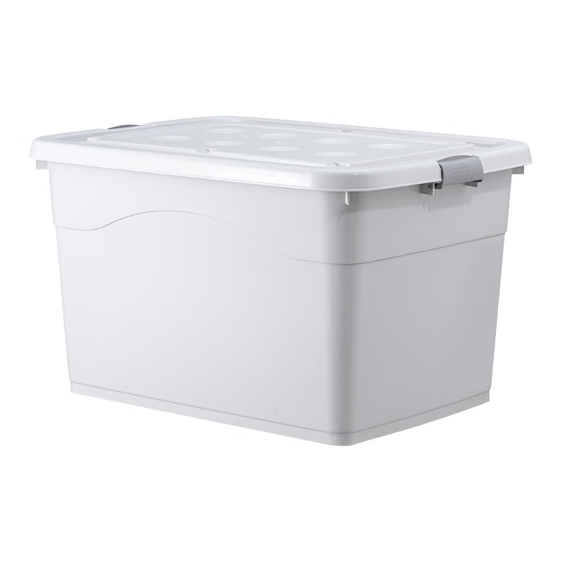 臻远 ZY5052327 塑料收纳箱 150L 69*49.5*40.5cm （单位：个） 浅灰色