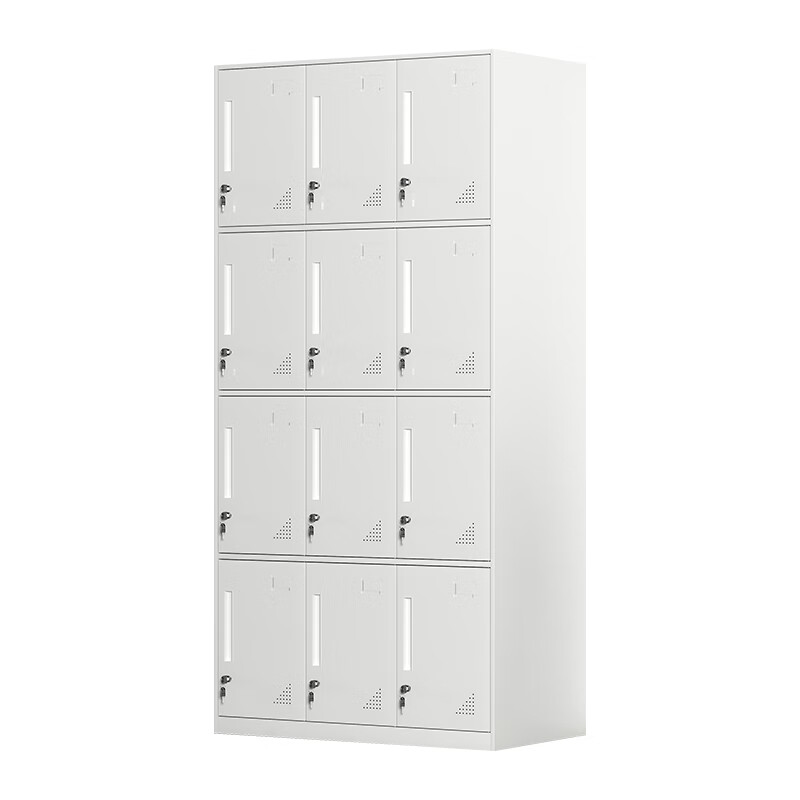 臻远 ZY5061812 拆装十二门更衣柜 90*40*185cm （单位：台） 纯白色