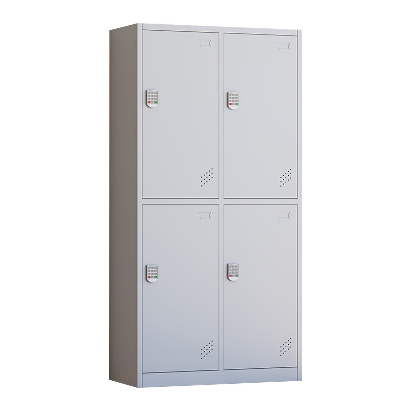 臻远 ZY5062033 铁皮更衣柜密码锁 四门 90*42*180cm （单位：台） 纯白